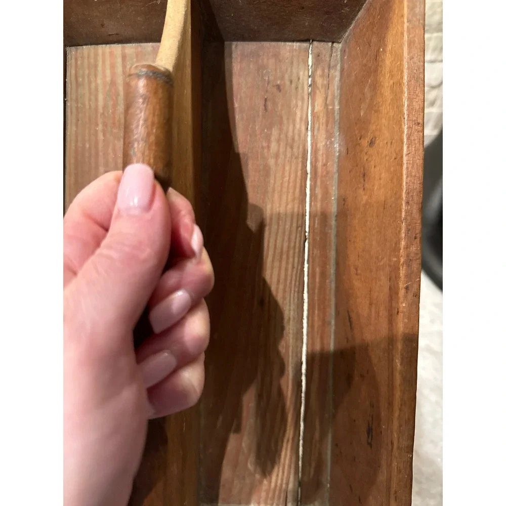 Primitive Wooden Caddy or Tote‎